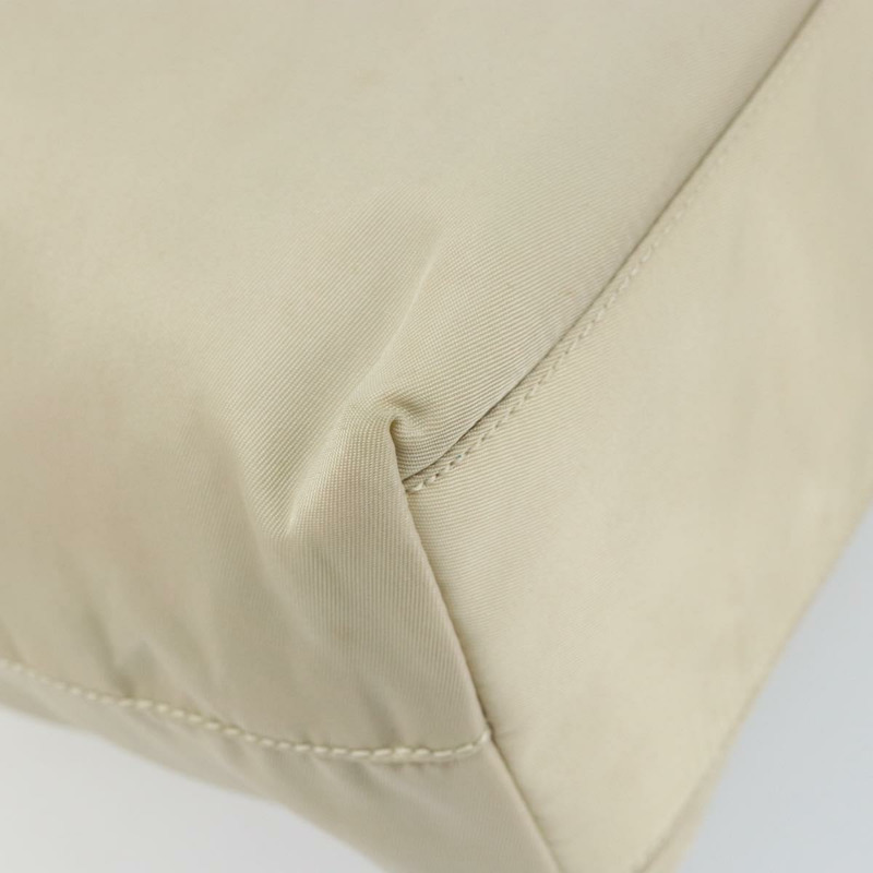 【日本直送】PRADA 尼龍手提包 白色 銀色 正品 151884-13