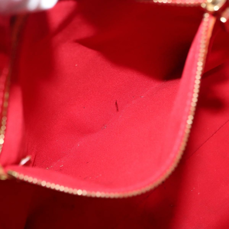 【日本直送】路易威登 Monogram Vernis Reade MM 手提包 紅色 M91086 LV 正品 152096-10