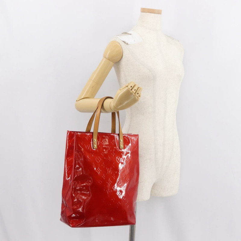 【日本直送】路易威登 Monogram Vernis Reade MM 手提包 紅色 M91086 LV 正品 152096-20