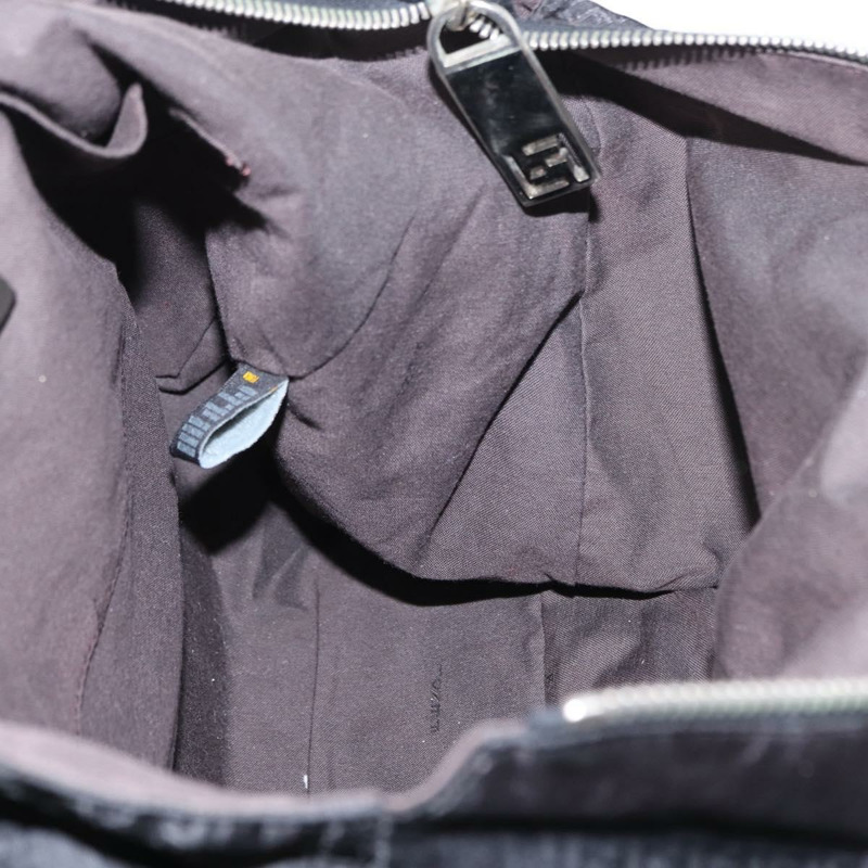 【日本直送】FENDI Zucchino帆布手提包 黑色 銀色 正品 149710-19