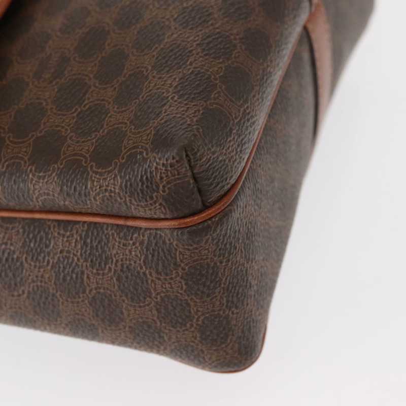 【日本直送】CELINE Macadam帆布肩背包 PVC皮革 棕色 金色 正品 149636-8