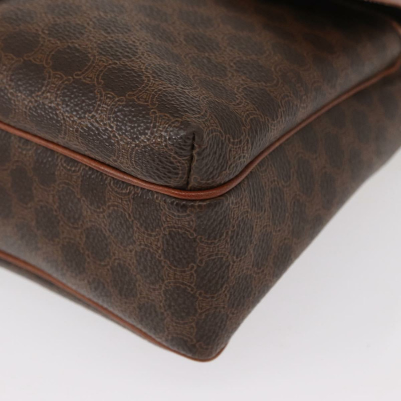 【日本直送】CELINE Macadam帆布肩背包 PVC皮革 棕色 金色 正品 149636-13