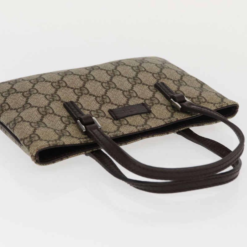 【日本直送】GUCCI GG Supreme 手提包 PVC 米色 銀色 114599 正品 149706-6