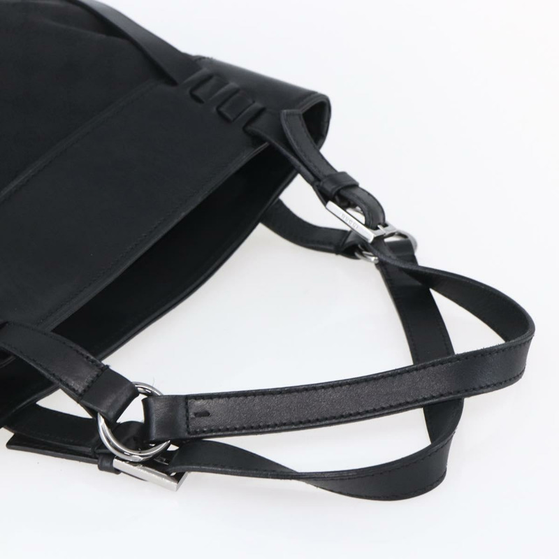 【日本直送】GUCCI GG帆布托特包 黑色 銀色 106248 正品 152026-6