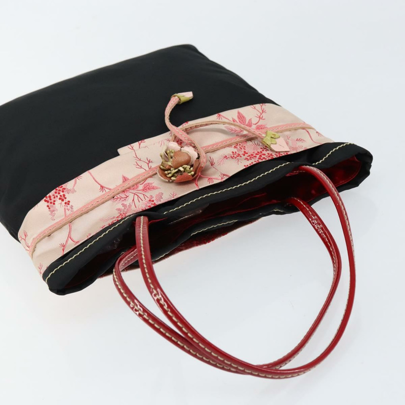 【日本直送】PRADA 尼龍手提包 黑色 銀色 正品 152399-5