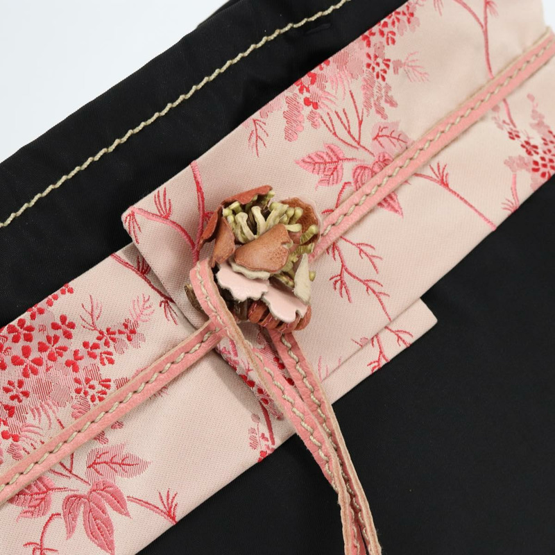 【日本直送】PRADA 尼龍手提包 黑色 銀色 正品 152399-16