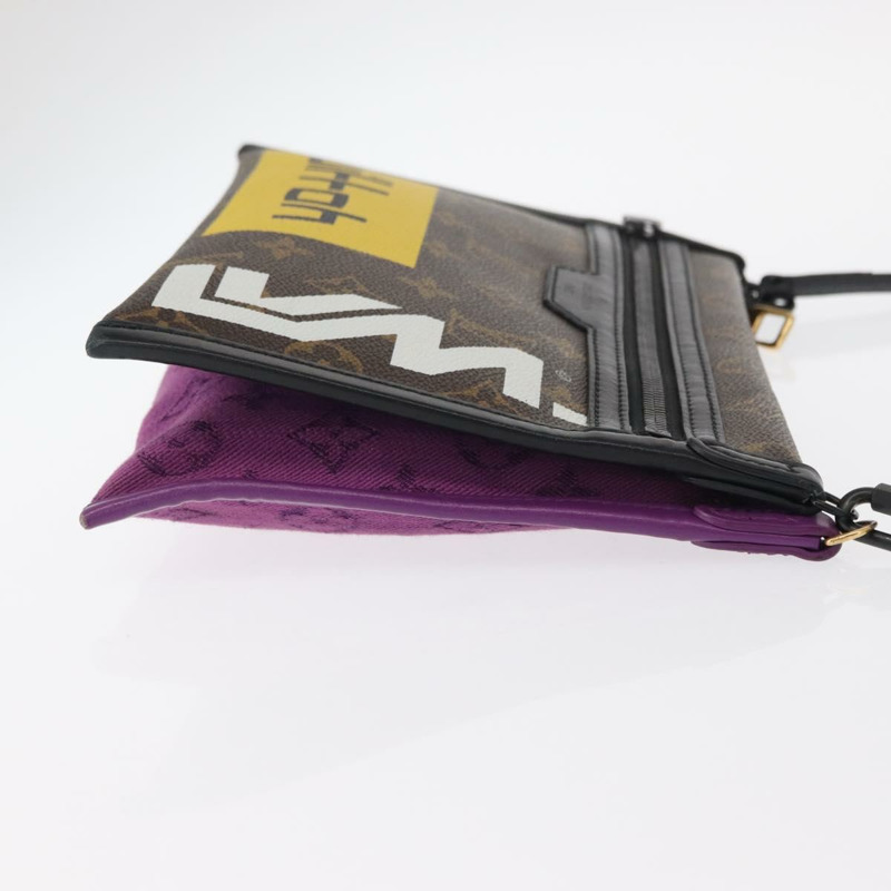 【日本直送】路易威登 Monogram 牛仔布平底斜背包 M44641 LV 正品 152437A-2