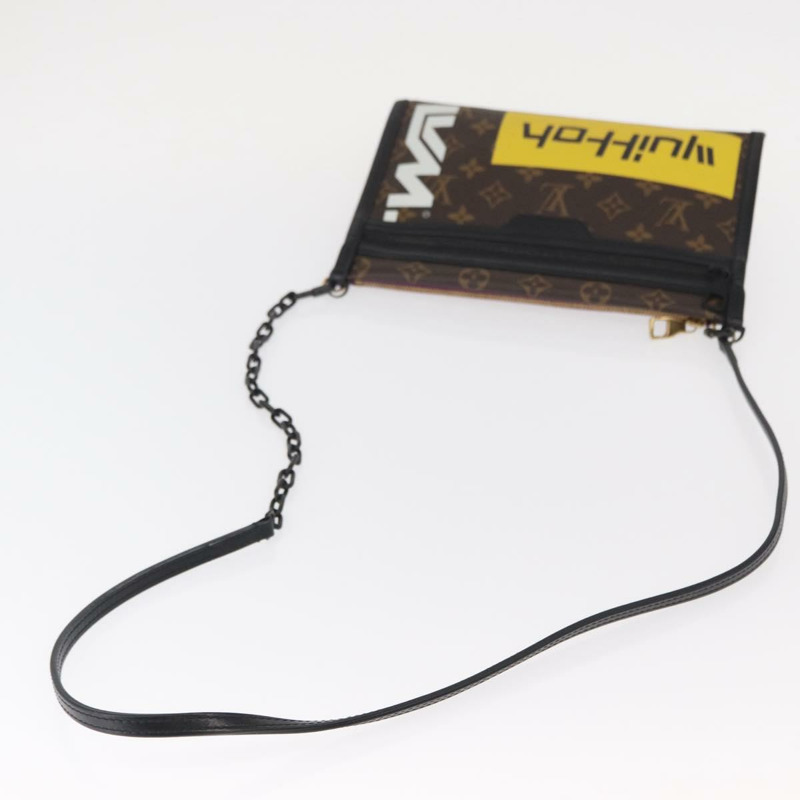 【日本直送】路易威登 Monogram 牛仔布平底斜背包 M44641 LV 正品 152437A-6