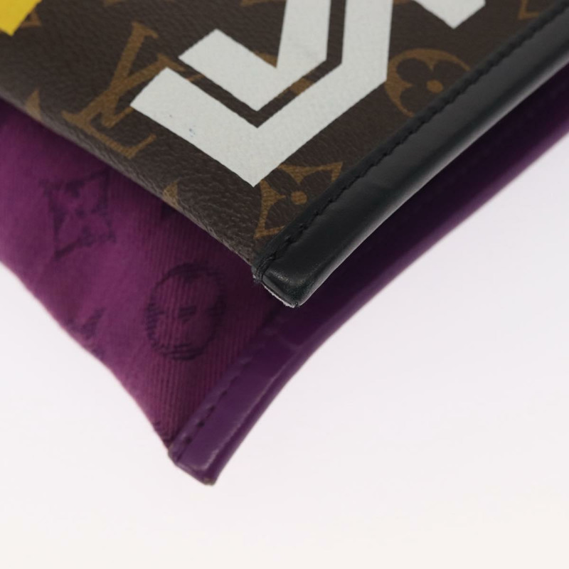 【日本直送】路易威登 Monogram 牛仔布平底斜背包 M44641 LV 正品 152437A-8