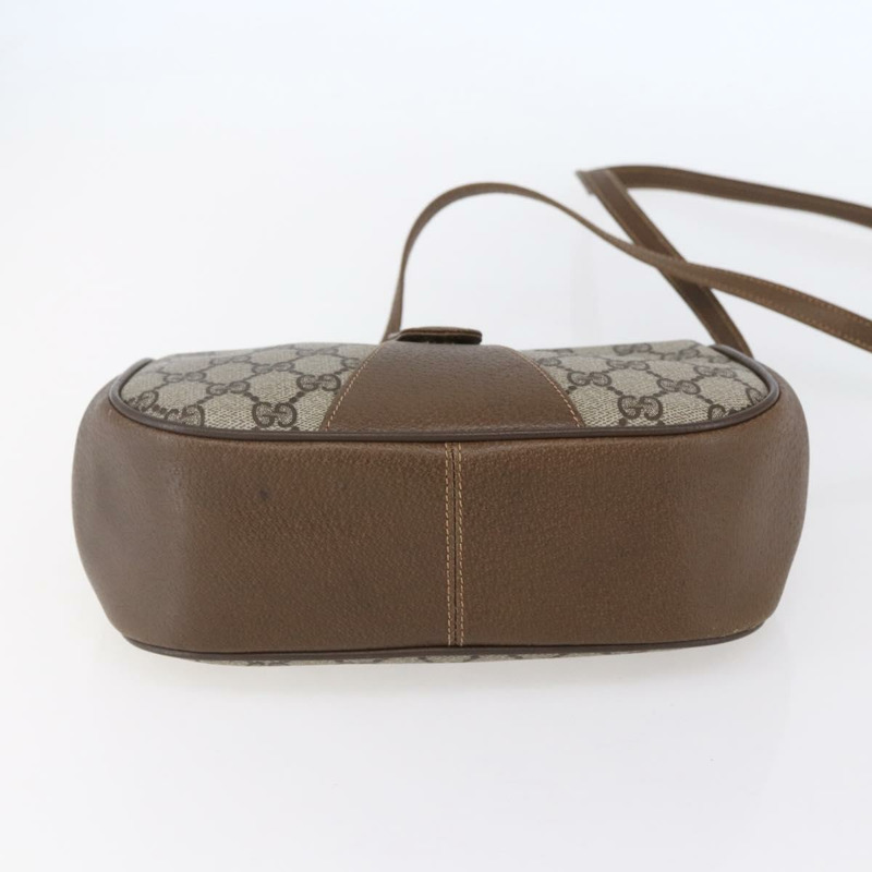 【日本直送】GUCCI GG Supreme Web Sherry Line 手提包 PVC 米色 金色 72 02 024 正品 152354-4