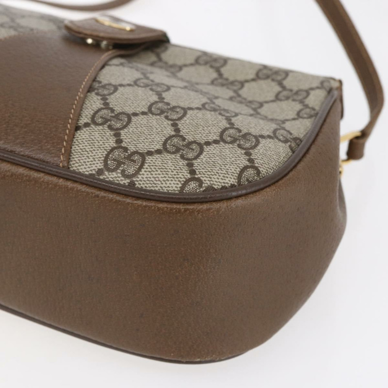 【日本直送】GUCCI GG Supreme Web Sherry Line 手提包 PVC 米色 金色 72 02 024 正品 152354-8