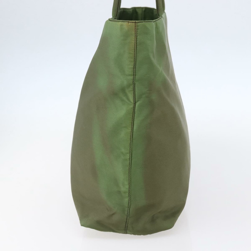 【日本直送】PRADA 尼龍卡其色銀色托特包 正品 152583-3