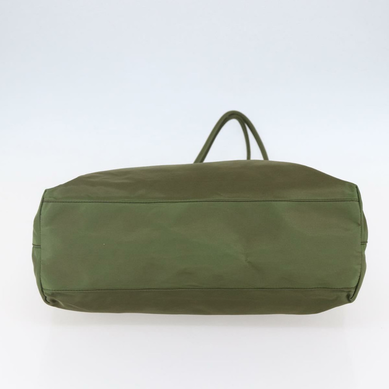 【日本直送】PRADA 尼龍卡其色銀色托特包 正品 152583-4