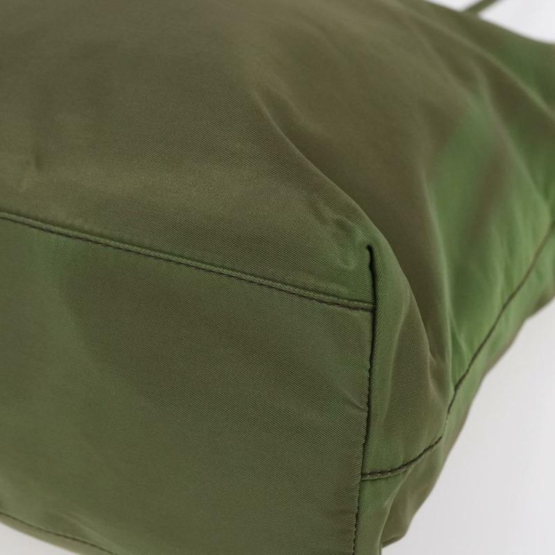 【日本直送】PRADA 尼龍卡其色銀色托特包 正品 152583-8