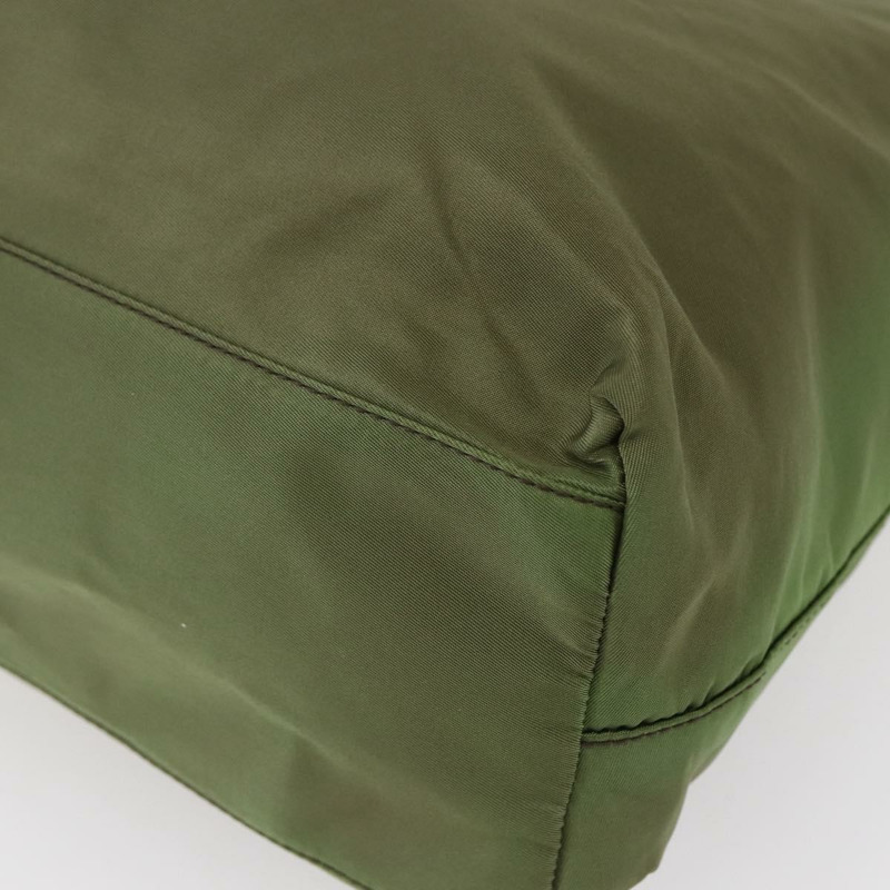 【日本直送】PRADA 尼龍卡其色銀色托特包 正品 152583-14