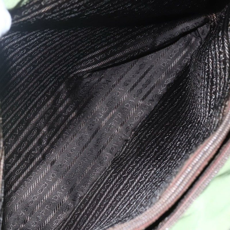 【日本直送】PRADA 尼龍卡其色銀色托特包 正品 152583-22