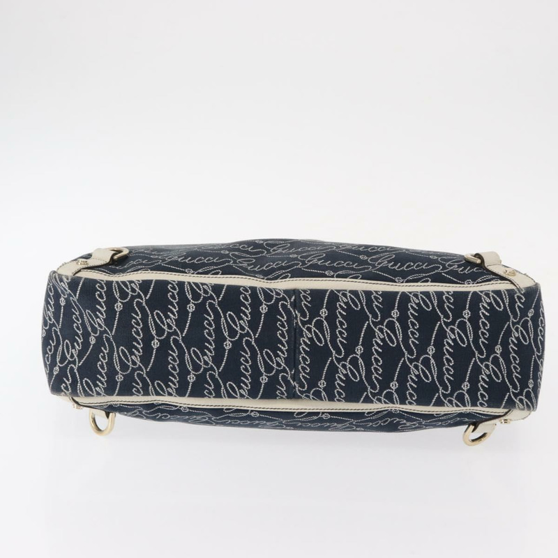【日本直送】GUCCI Abbey 手提包 海軍藍 金色 141472 正品 152573-4