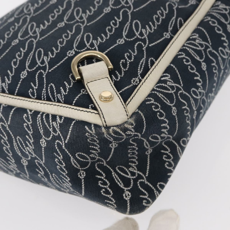 【日本直送】GUCCI Abbey 手提包 海軍藍 金色 141472 正品 152573-8