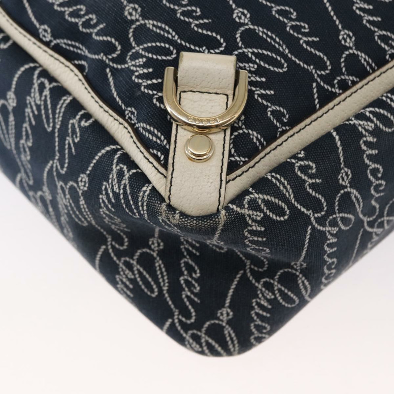 【日本直送】GUCCI Abbey 手提包 海軍藍 金色 141472 正品 152573-15