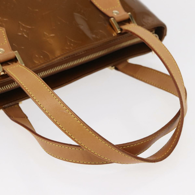 【日本直送】路易威登 Monogram Vernis Houston 手提包 青銅色 M91122 LV 正品 152873-6