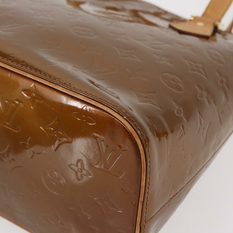 【日本直送】路易威登 Monogram Vernis Houston 手提包 青銅色 M91122 LV 正品 152873-13