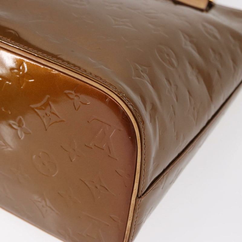 【日本直送】路易威登 Monogram Vernis Houston 手提包 青銅色 M91122 LV 正品 152873-15