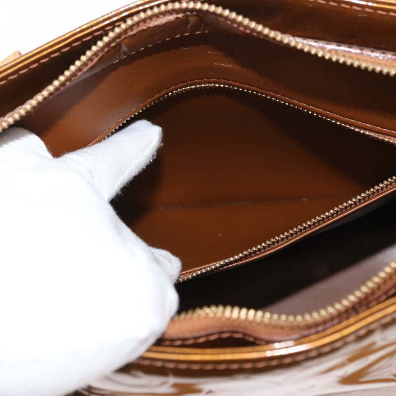 【日本直送】路易威登 Monogram Vernis Houston 手提包 青銅色 M91122 LV 正品 152873-21