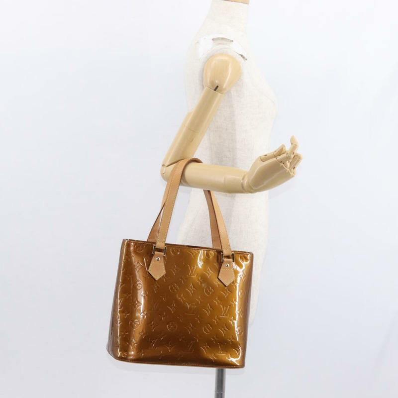 【日本直送】路易威登 Monogram Vernis Houston 手提包 青銅色 M91122 LV 正品 152873-22