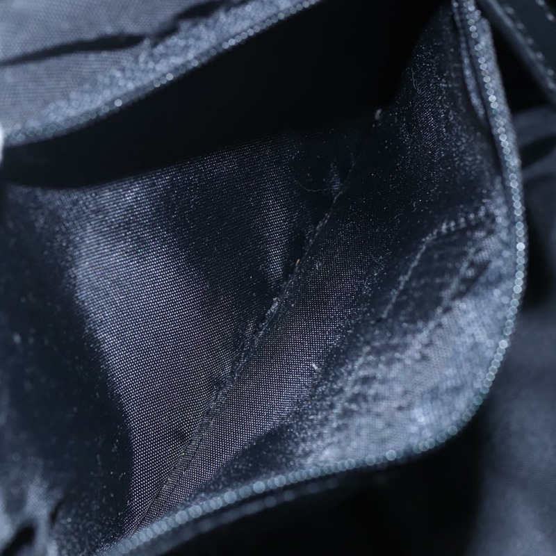 【日本直送】BALENCIAGA 帆布皮革黑色銀色手提包 Auth 152929-11