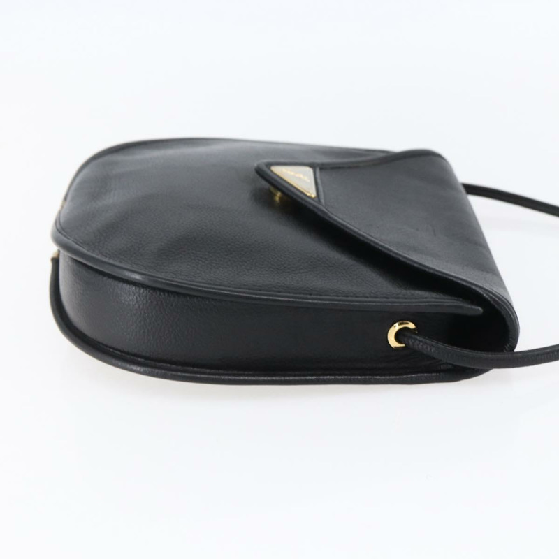 【日本直送】SAINT LAURENT 黑色金色皮革肩背包 正品 152979-3