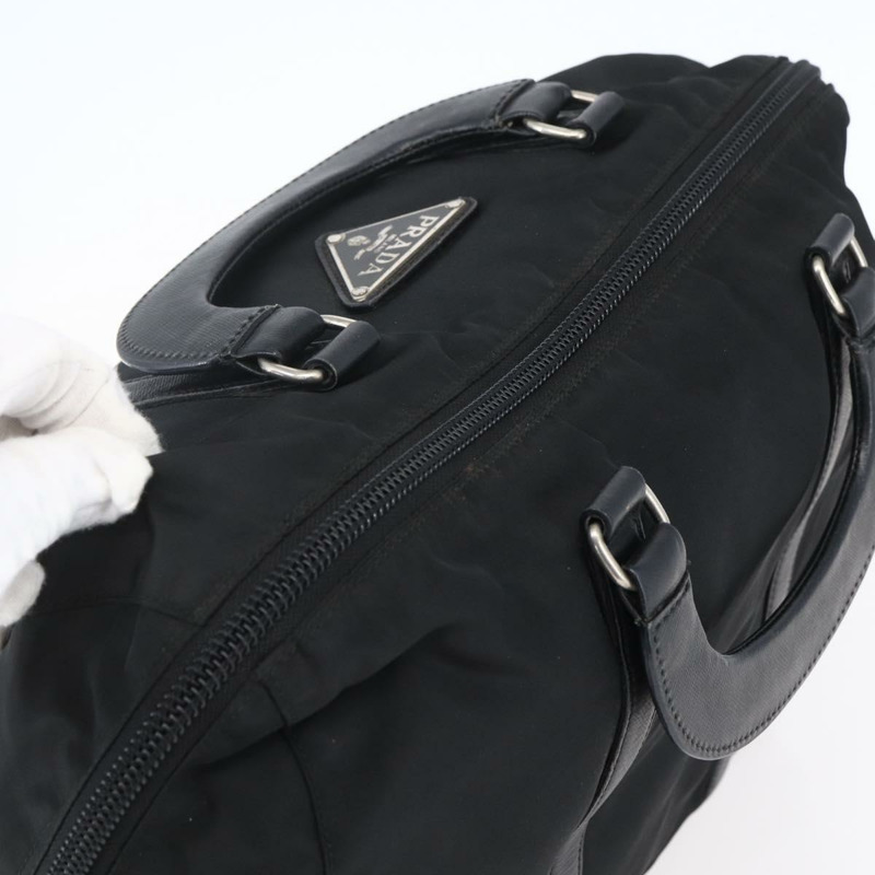 【日本直送】PRADA 尼龍手提包 黑色 銀色 正品 152947-5