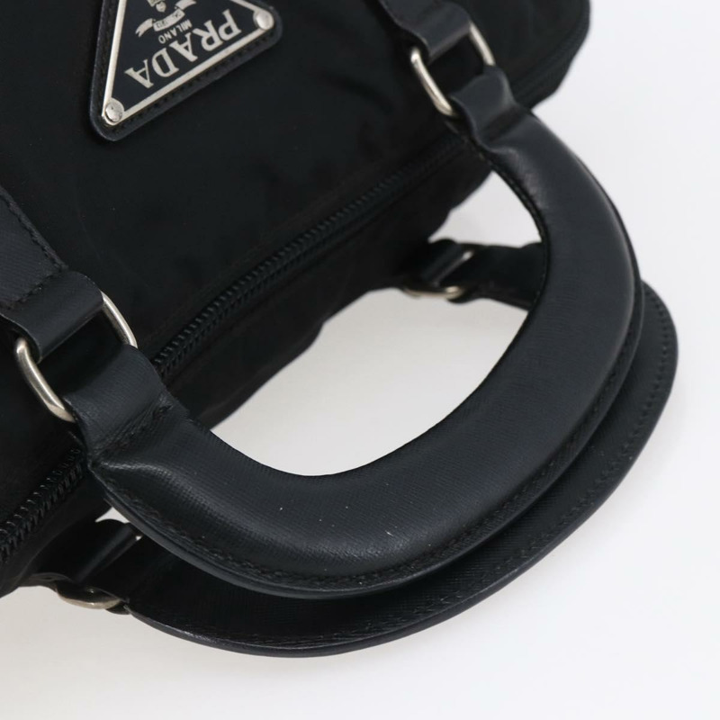 【日本直送】PRADA 尼龍手提包 黑色 銀色 正品 152947-6