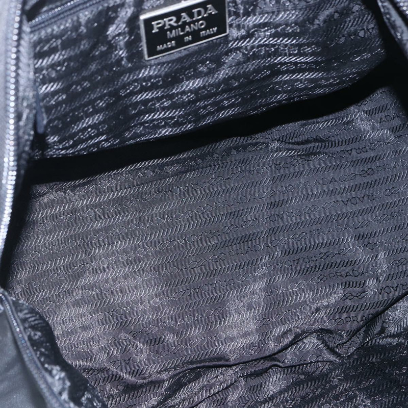 【日本直送】PRADA 尼龍手提包 黑色 銀色 正品 152947-10