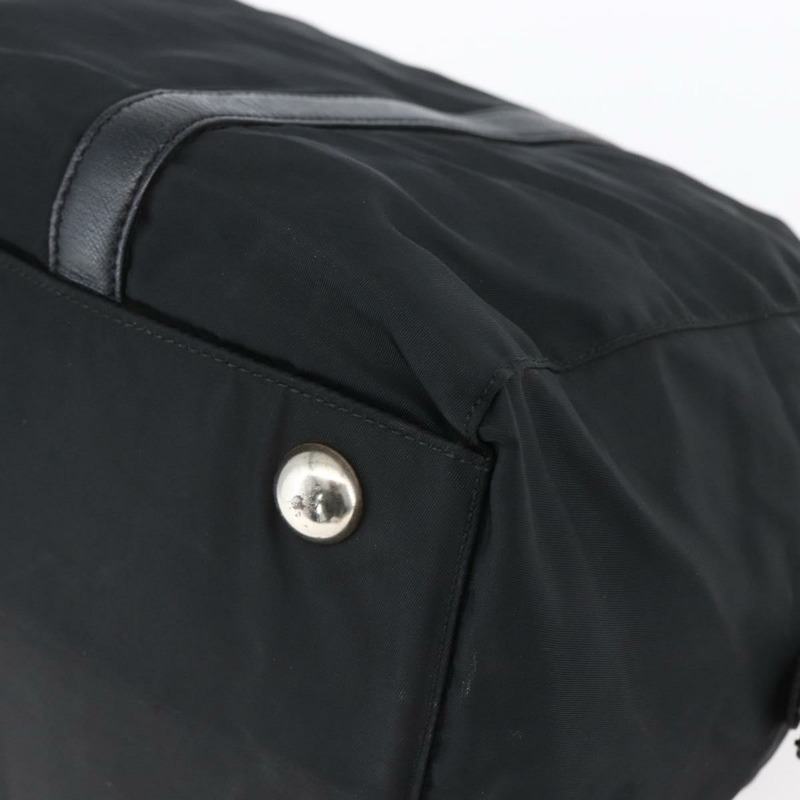 【日本直送】PRADA 尼龍手提包 黑色 銀色 正品 152947-14