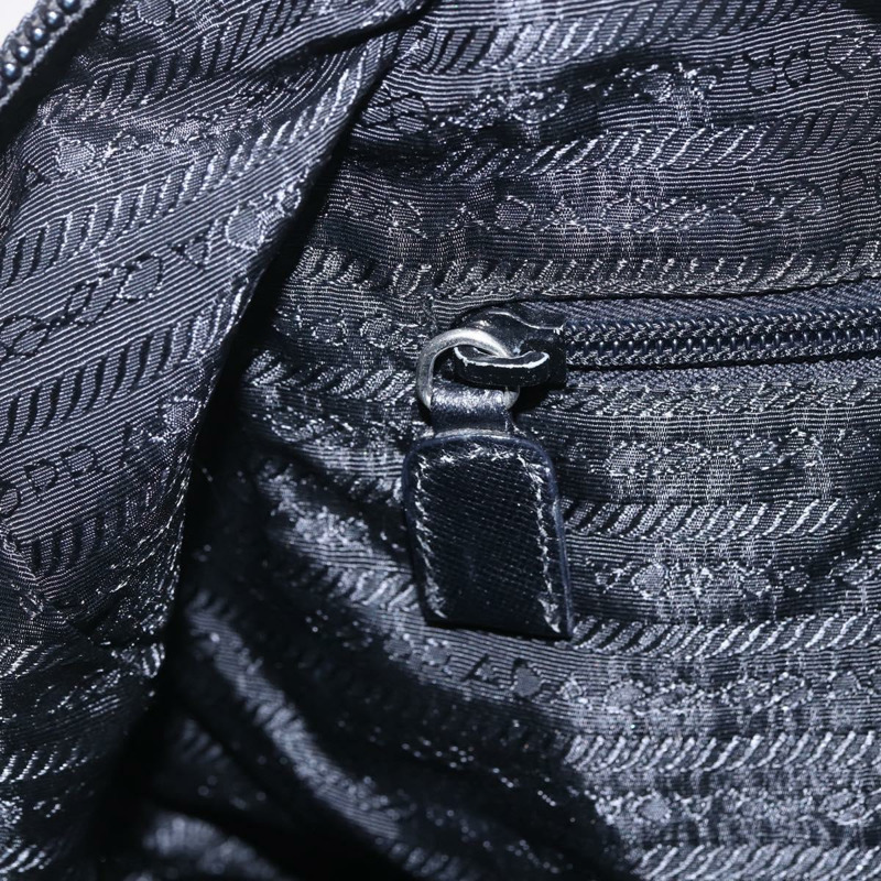 【日本直送】PRADA 尼龍手提包 黑色 銀色 正品 152947-18