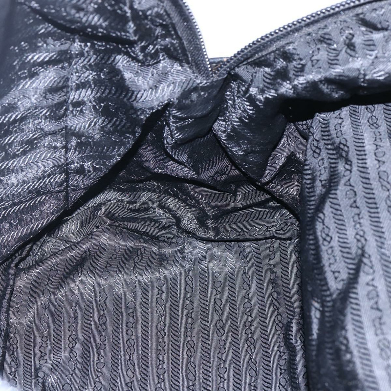 【日本直送】PRADA 尼龍手提包 黑色 銀色 正品 152947-20