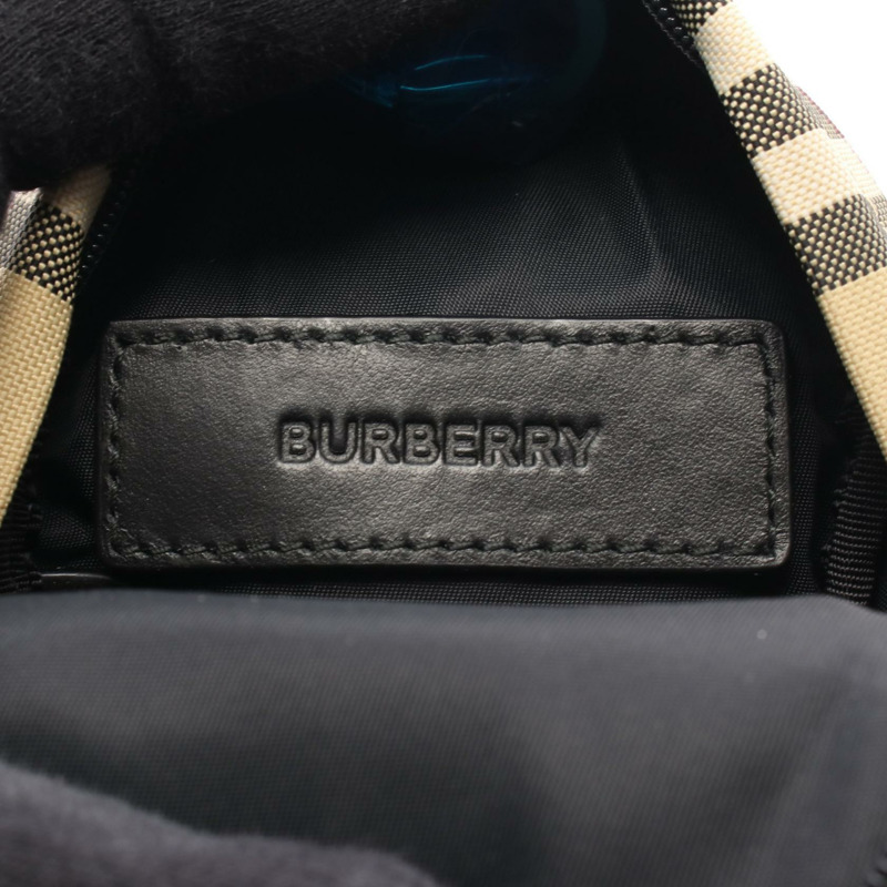 BURBERRY MS MINI JETT YYN 背包掛飾 8069827 帆布皮革 米色 黑色 全新-3