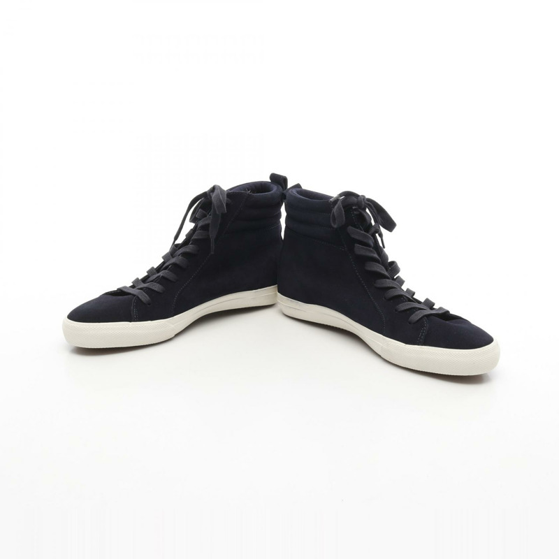 POLO RALPH LAUREN 男士麂皮海軍藍運動鞋 #9D 二手-2