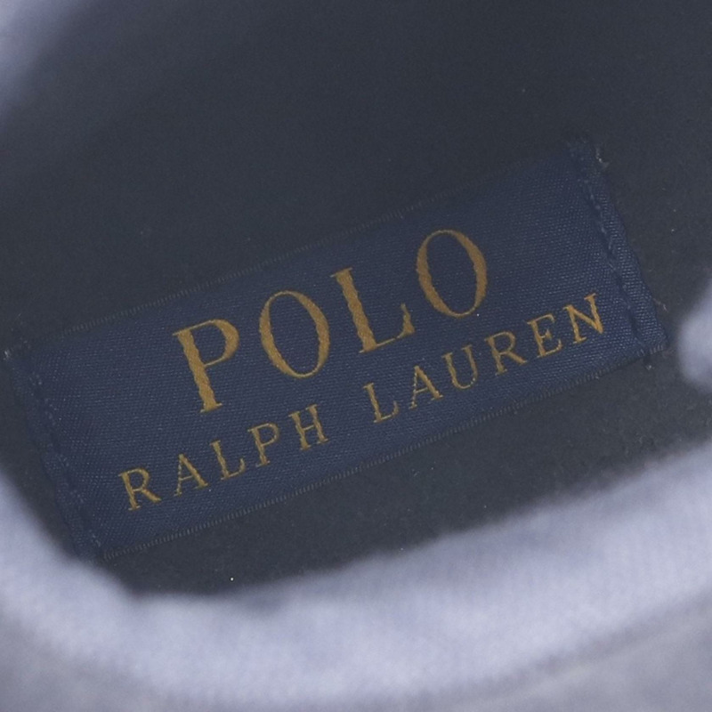 POLO RALPH LAUREN 男士麂皮海軍藍運動鞋 #9D 二手-4