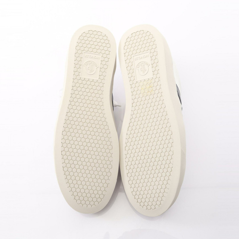 MONCLER MONACO 2 男士運動鞋 4M00180M449600139 白色皮革 #39 全新-3