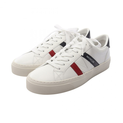 MONCLER MONACO2 運動鞋 4M00180M449600141 皮革 白色 紅色 海軍藍 #41 全新 男款