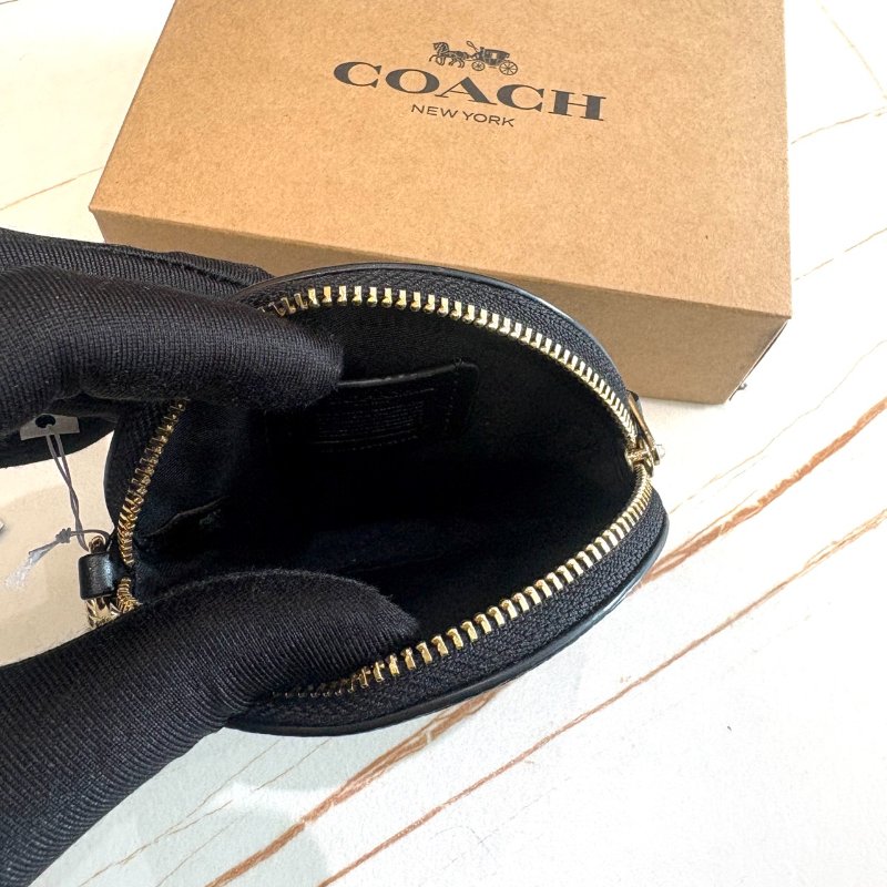 *SHIHNA名牌精品* COACH 圓形山羊座零錢包-3