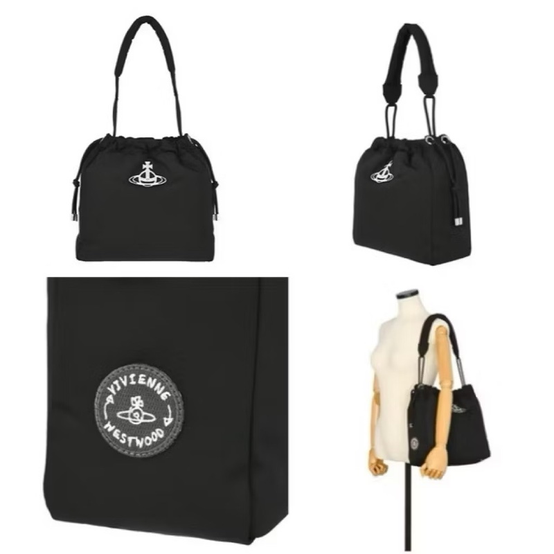 韓國限定Vivienne Westwood大款尼龍水桶包-10