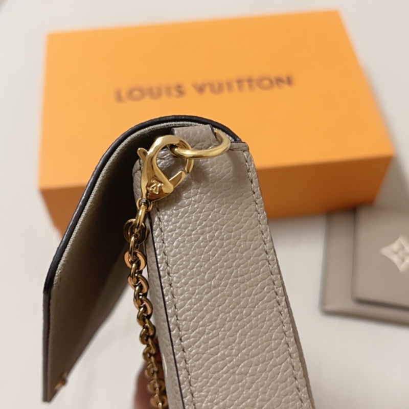 近全新LV 三合一WOC 斑鳩灰-3