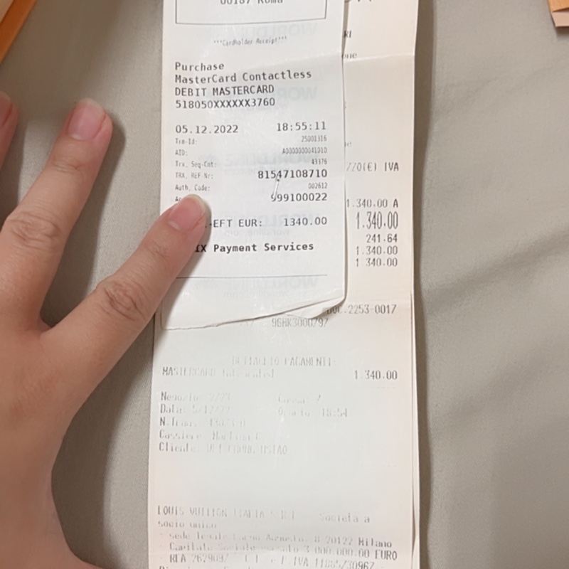 近全新LV 三合一WOC 斑鳩灰-9