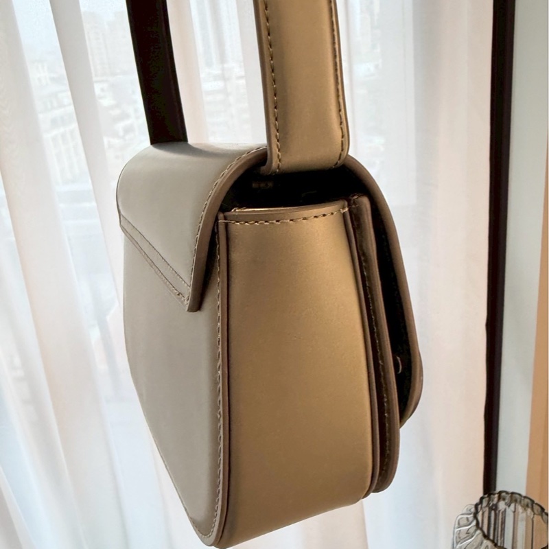 Diesel 1DR 香檳金霧灰綠色肩背包 宋雨琦同款-5