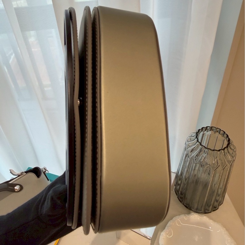 Diesel 1DR 香檳金霧灰綠色肩背包 宋雨琦同款-7