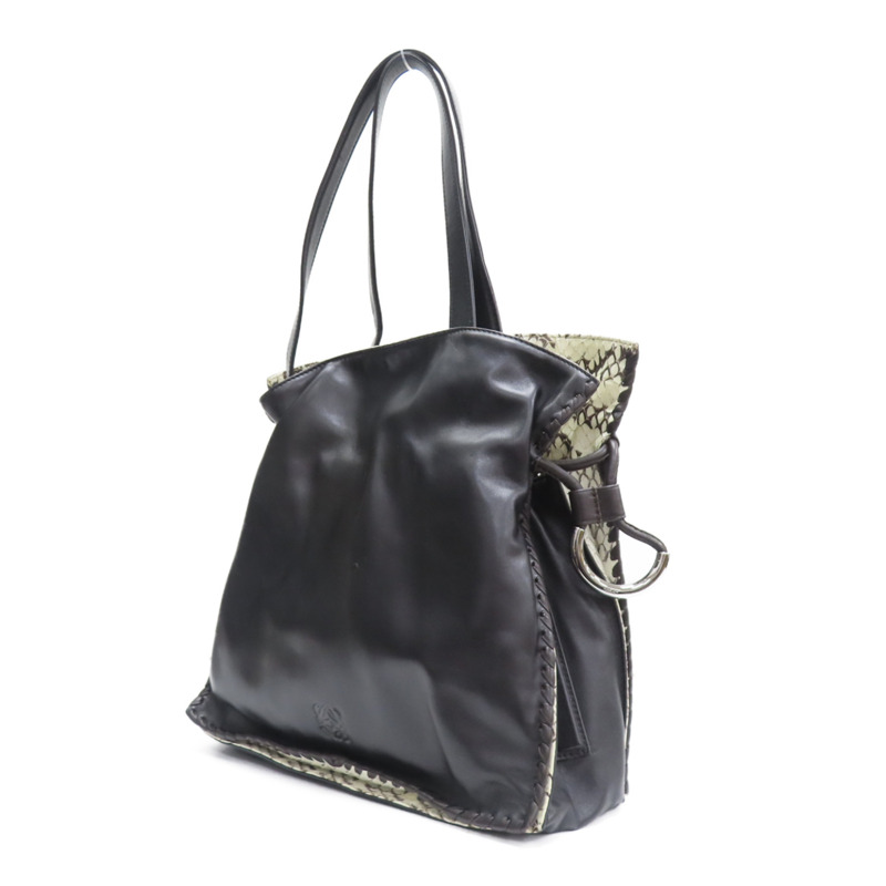 棕色羊皮 肩背包【LOEWE 羅威】-2