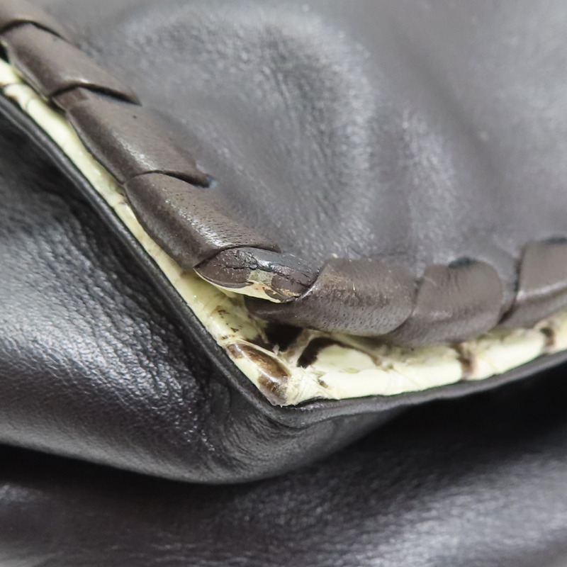 棕色羊皮 肩背包【LOEWE 羅威】-11