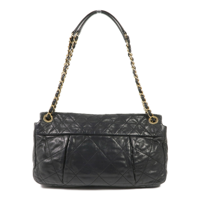 CHANEL 牛皮皮革Chain Shoulder Bag金扣鏈帶肩背袋-1